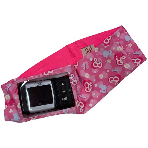 Barbie double pocket insulin pump pouch